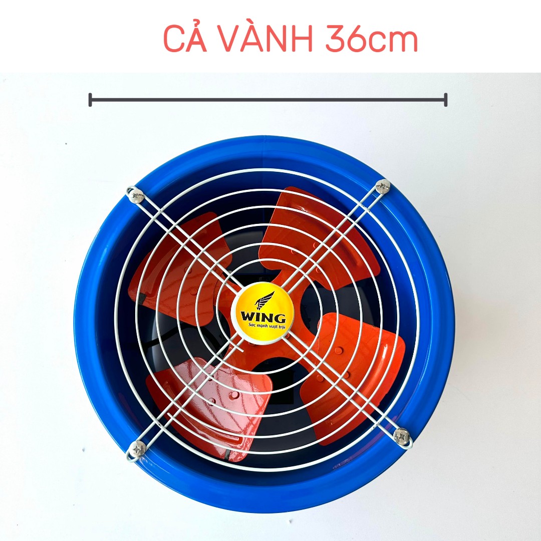 Quạt hút tròn sải cánh 30 - vành 36cm