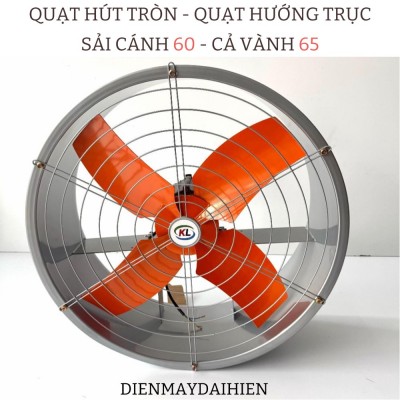 Quạt hút tròn - Quạt Hướng Trục - Quạt Thông Gió . Sải Cánh 60 Cả Vành 65cm