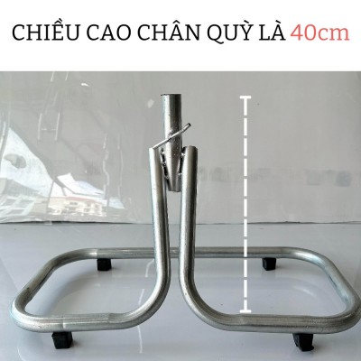 Chiều cao chân quạt là 40cm