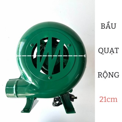 Bầu quạt rộng là 21cm