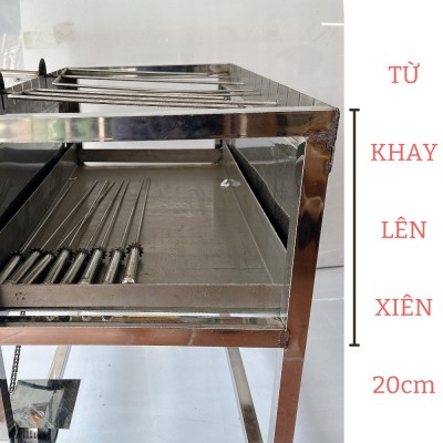 Từ khay lên xích là 20cm
