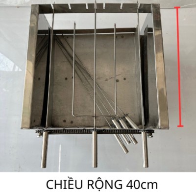 Chiều rộng máy là 40cm