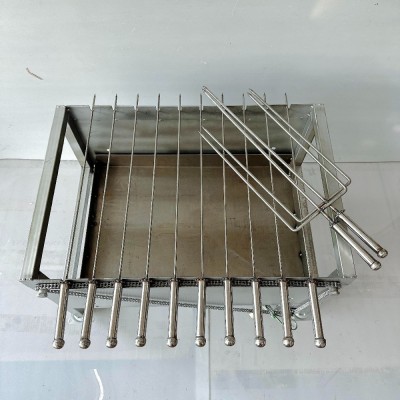 Tặng kèm 10 xiên đơn + 2 xiên gà inox theo máy