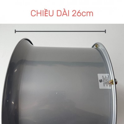Chiều dài quạt là 26cm