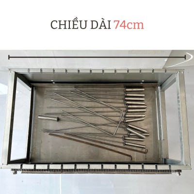 Chiều dài máy là 74cm
