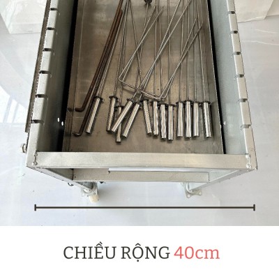 Chiều rộng máy là 40cm