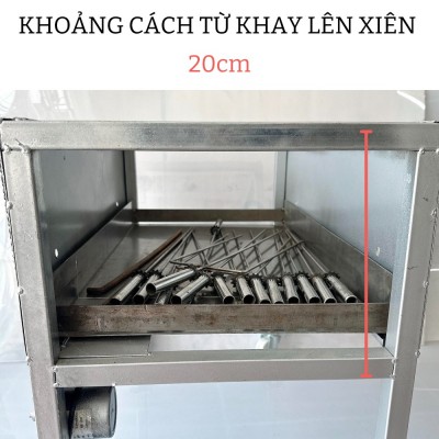 Từ khay lên xích là 20cm
