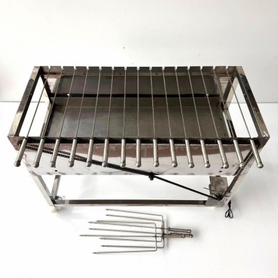 Tặng kèm 15 xiên đơn + 3 xiên gà inox theo máy