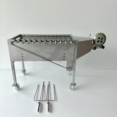 Tặng kèm 12 xiên đơn + 2 xiên gà inox theo máy