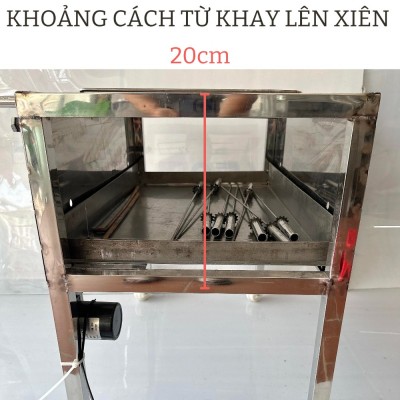 Từ khay lên xích là 20cm