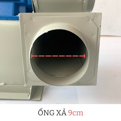 Lỗ xả ra là 9cm