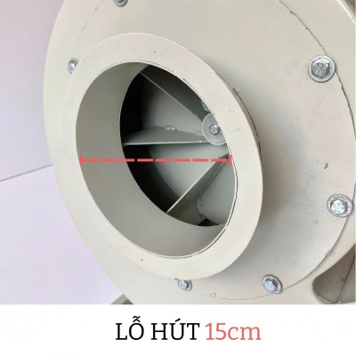 Lỗ hút vào là 15cm