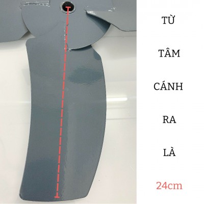 Từ tâm cánh ra là 24cm