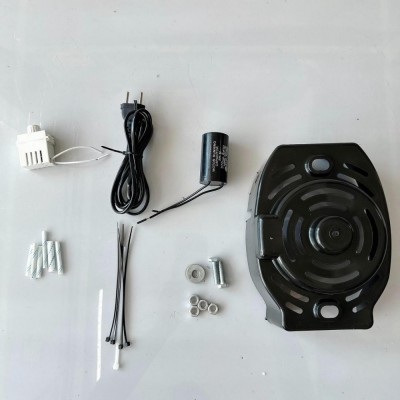 Phụ kiện có : ốp che , số to nhỏ , dây nguồn , ốc , tụ , gen , thít