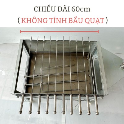 Chiều dài máy là 60cm ( Không Tính Bầu )