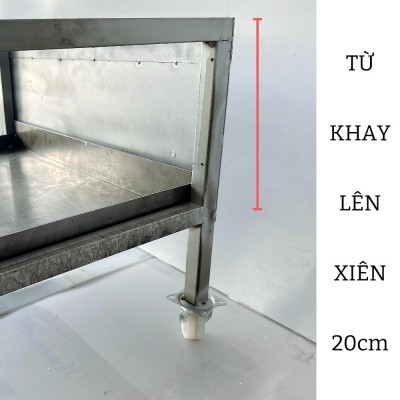 Từ khay lên xích là 20cm