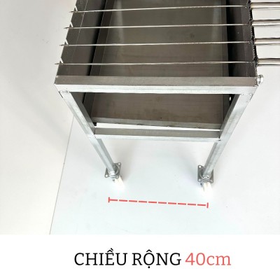 Chiều rộng máy là 40cm